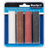 Bluespot Polishing Buffing Compound Bar Set Metal Brass Gold Stainless Steel
